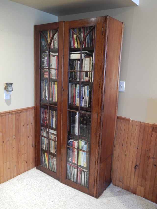 Two Glass Door Book Shelf in Bookcases & Shelving Units in Kingston