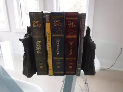 Lord of the Rings Complete DVD Set with Argonath Bookends, View more