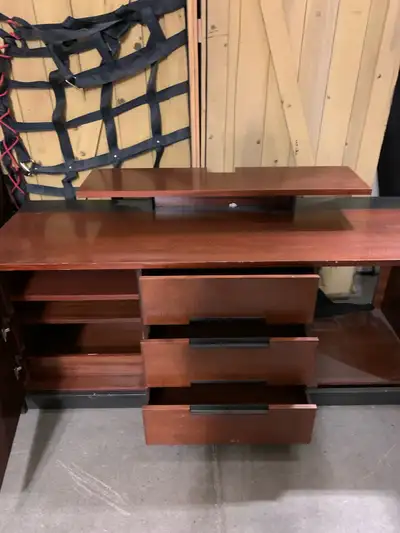 Wood Media Console TV Stand Storage, View more