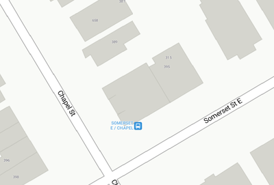 Outdoor laneway parking spot for rent for small car at Chapel and Somerset street. Available from Ma...