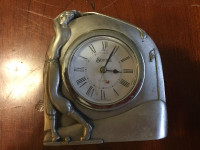 Seagul Golf clock pewter