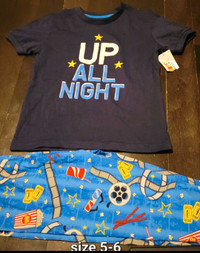 Boys size 5-6 pjs (new with tag）