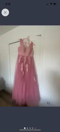 Blush Pink MEDIUM Huifany formal / evening Dress