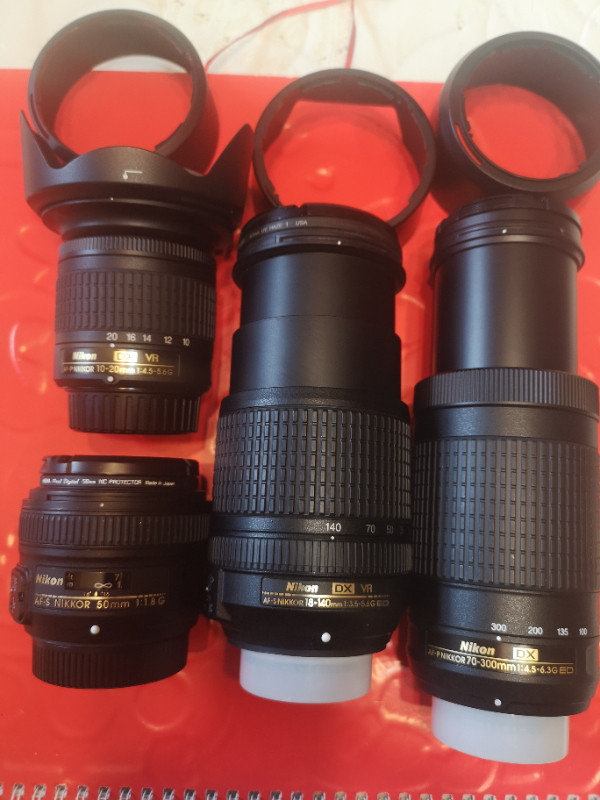 Minty Nikon AF-S lenses in Cameras & Camcorders in City of Toronto