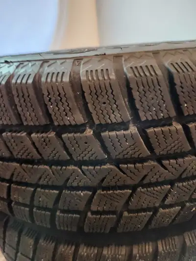 4 Goodyear Winter Command, 225/60R17, used for 5 winters about 20000k, the rims are off a 2019 Subar...