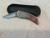 Zippo Engraved pocket folding knife