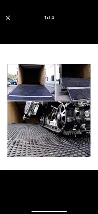 Snowmobile Traction rubber Mats