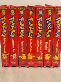 Pokémon 1998 Videos VHS Tapes $22 EACH Pikachu Booth 279