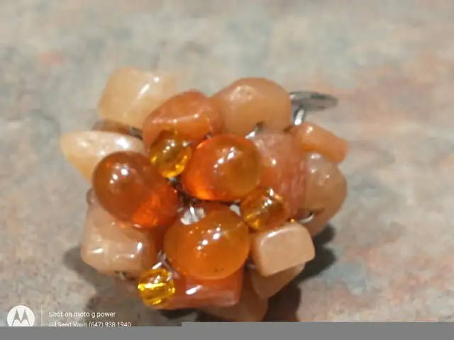 Amber Carnelian Ring size 7 Great Gift  Present in Jewellery & Watches in City of Toronto - Image 3