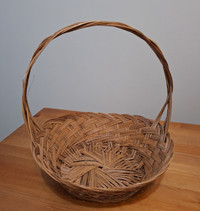 Wicker big decorative basket