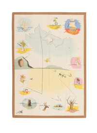 Tableau tapisserie Salvador Dali 50"x70" en édition limitée 