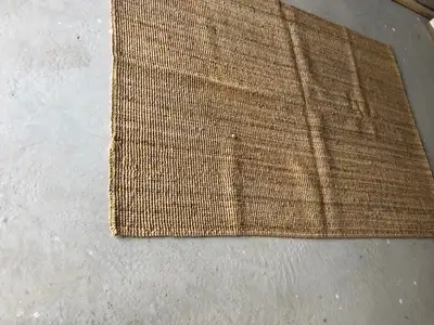 Rug - Jute. 7'5" x 5'2". Good condition. No pets no smoking home, View more