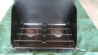 Venture 2 Burner Propane Stove camp outdoor portable, View more