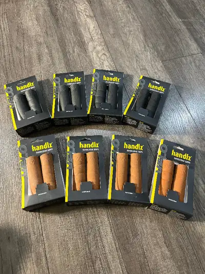 New Velo Handlz Bicycle Grips Black or Brown Bike Grips Mountain, View more