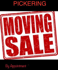 MOVING SALE - PICKERING 