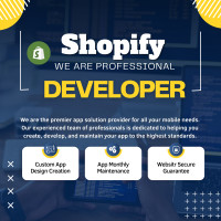 Your Shopify store's design, setup, and redesign are included.