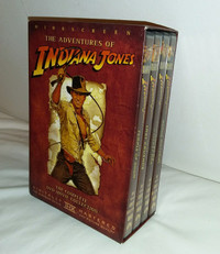 The Adventures of Indiana Jones Box Set 4 Disc DVD Movies, NEW