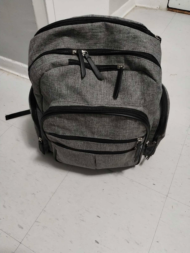 Gray baby bag  in Other in Mississauga / Peel Region