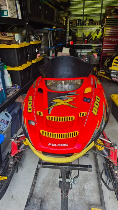 -800 xc/sp no motor. -has reverse,good track,pipe and muffler, airbox -1000.00 or best offer