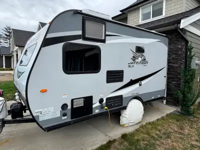 Used Jayco SLSX 145RB travel trailer. Comes with waterproof cover, weight distribution hitch with eq...