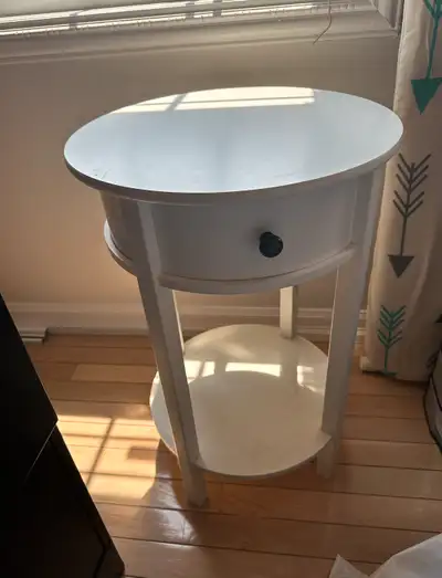 White nightstand, View more