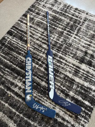 signed hockey sticks , View more