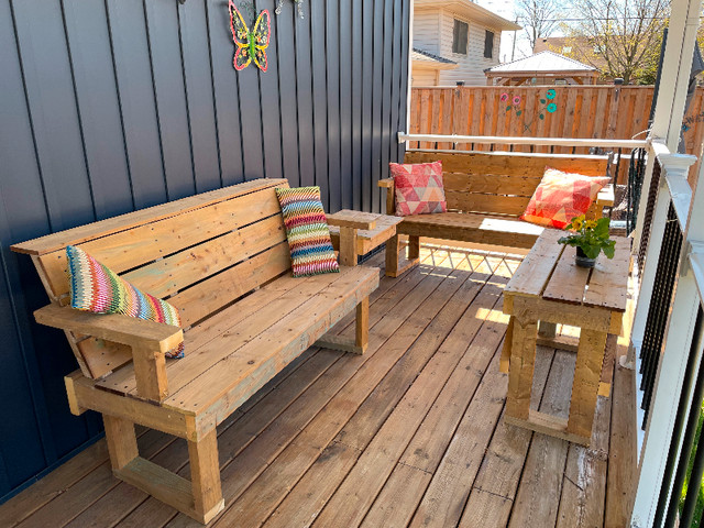New pressure treated wood furniture in Patio & Garden Furniture in Windsor Region