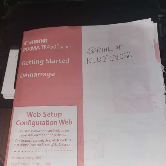 Canon Pixma Tr4500 Printer. in Printers, Scanners & Fax in Owen Sound - Image 3