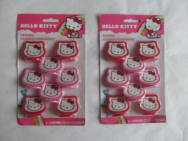 Cake toppers, HELLO KITTY, cupcake toppers, party favors in Hobbies & Crafts in Markham / York Region