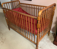Vintage Hardwood Crib