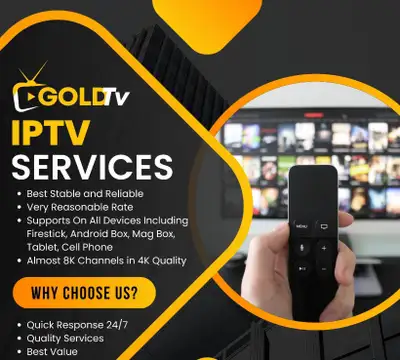GOLD 4K UHD TV AVAILABLE #FREE TRIAL, View more