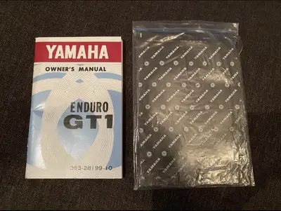 Yamaha Enduro GT1 Owner’s Manual (Excellent Condition, w/ Original Sleeve, 1973)