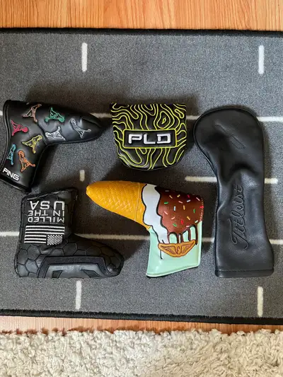 Limited Edition Ping blade putter cover- SOLD Limited Edition Ping PLD mallet putter cover- $200 Tit...