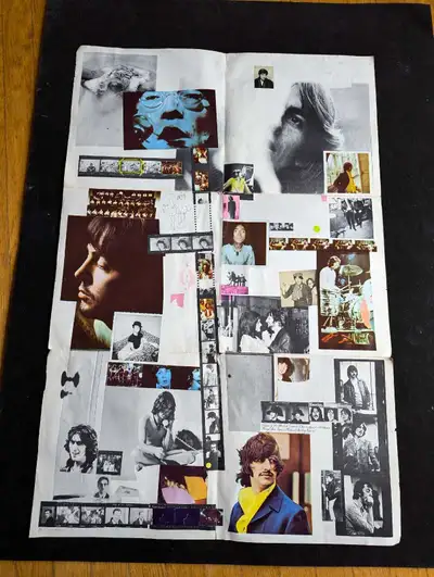 the beatles white album poster 1968 original., View more
