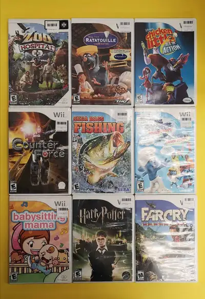 Jeux assorties Nintendo WII, View more
