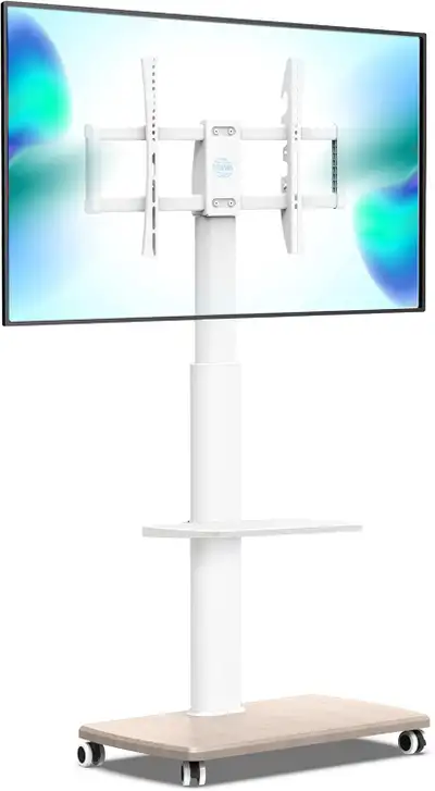 FITUEYES Universal Mobile TV Stand, Rolling TV Cart, View more