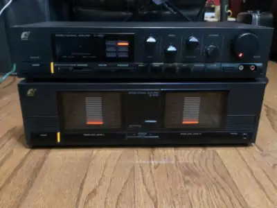 SANSUI B 1000 POWER AMPLIFIER/C 1000 STEREO PREAMPLIFIER, View more