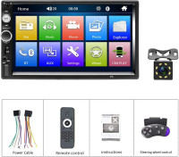 7 Inch Double Din Car Stereo wTouch Screen Support iOS/Android..