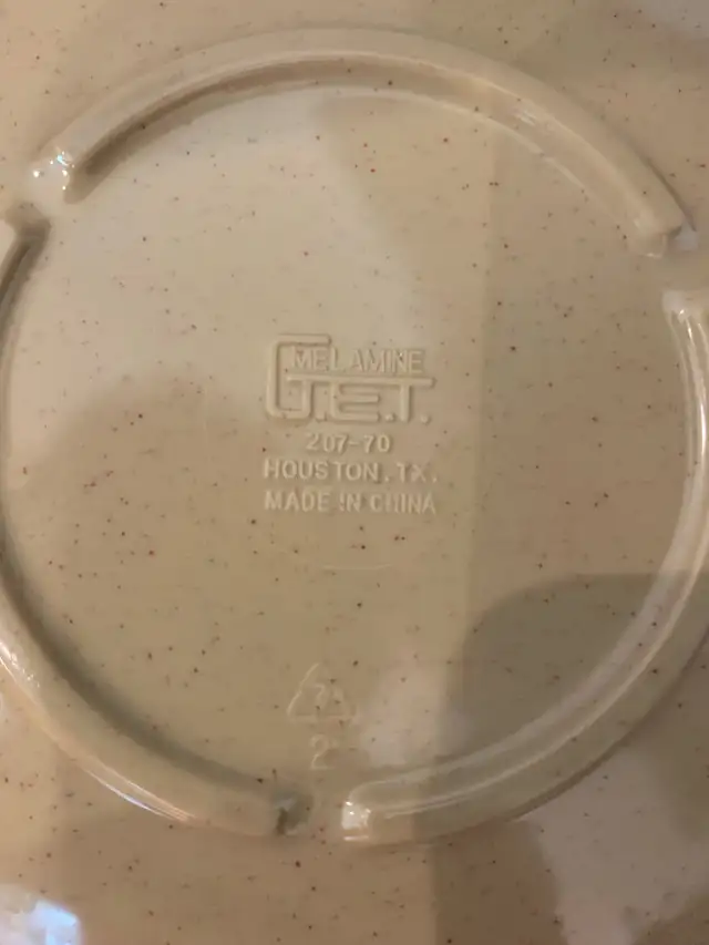 Japanese Melamine plate set of 12 $20 62863283736449121