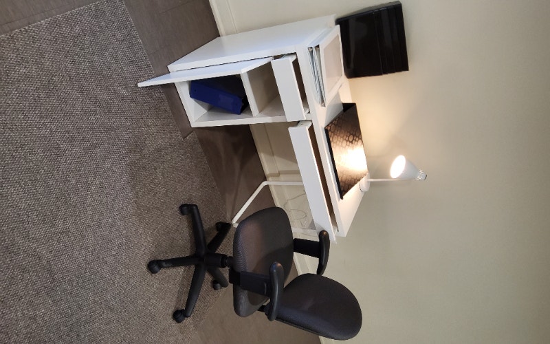Must Go! Office Set from IKEA Desk (MICKE) + Chair + Lamp Desks