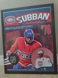 NHL New Jersey Devils - PK Subban Wall Poster(wooden)