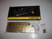 New Motorcycle Chain    Mika Metals  CZ428 MX Gold 134 Links