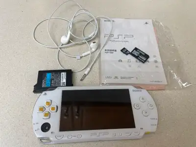PSP 1000 White (not working for spare parts only$, View more