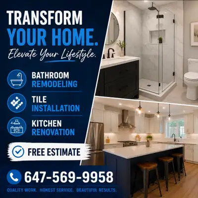 TILE INSTALLER  FREE ESTIMATE, View more