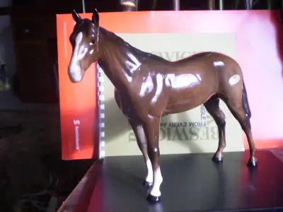 Beswick " Bois Roussel Race Horse " Figurine #701 - Designed by Arthur Gredington - Issued 1954 to 1...