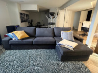 KIVIK couch (navy blue)