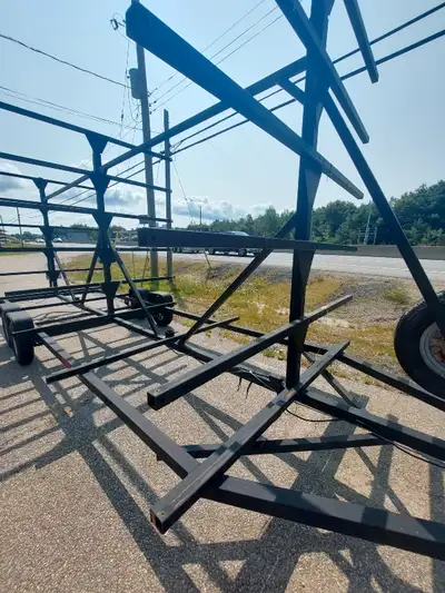 Selling a our 20 boat canoe trailer. Dual axel New tires Recently serviced bearings Trailer breaks F...