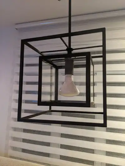 lampe suspendue- square Pendant Light black rustic, View more