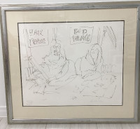 Authentic We Made Our Bed (Peace Bed)  John Lennon lithograph