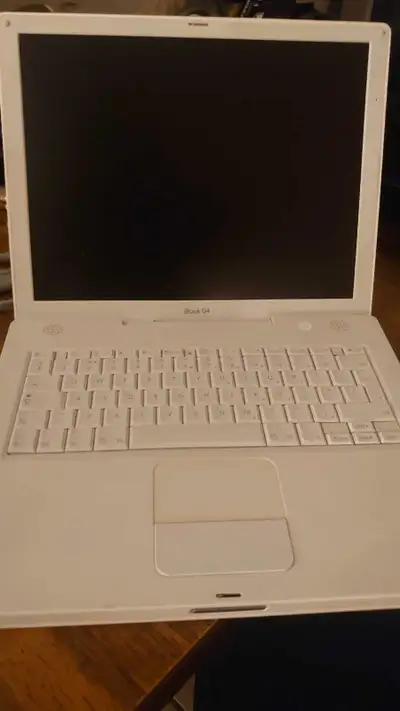 Here's a piece of retro Apple tech for you. I said "parts" because there's no battery and the screen...